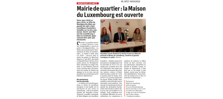 La Maison du Luxembourg est ouverte à Montigny-lès-Metz