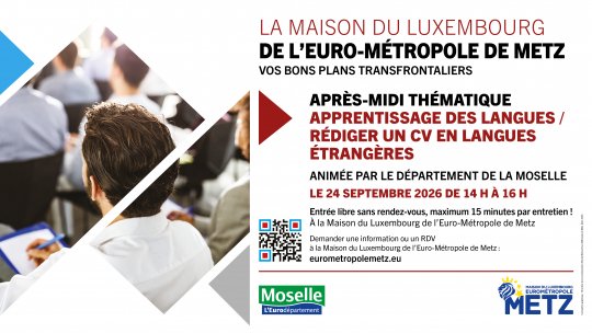 Permanence Moselle Langues à la Maison du Luxembourg de Metz